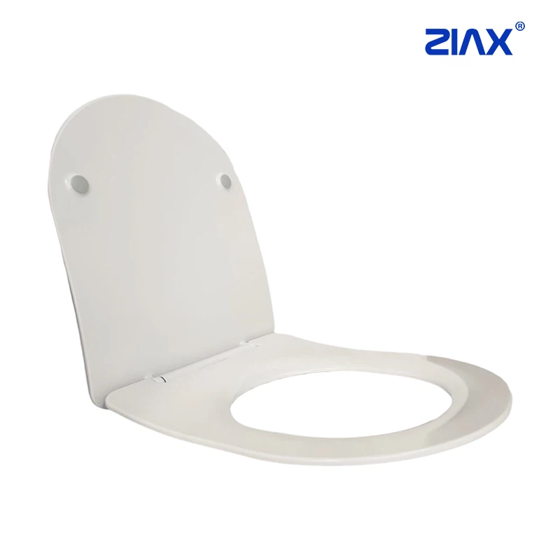 White D Shape UF Toilet Seat